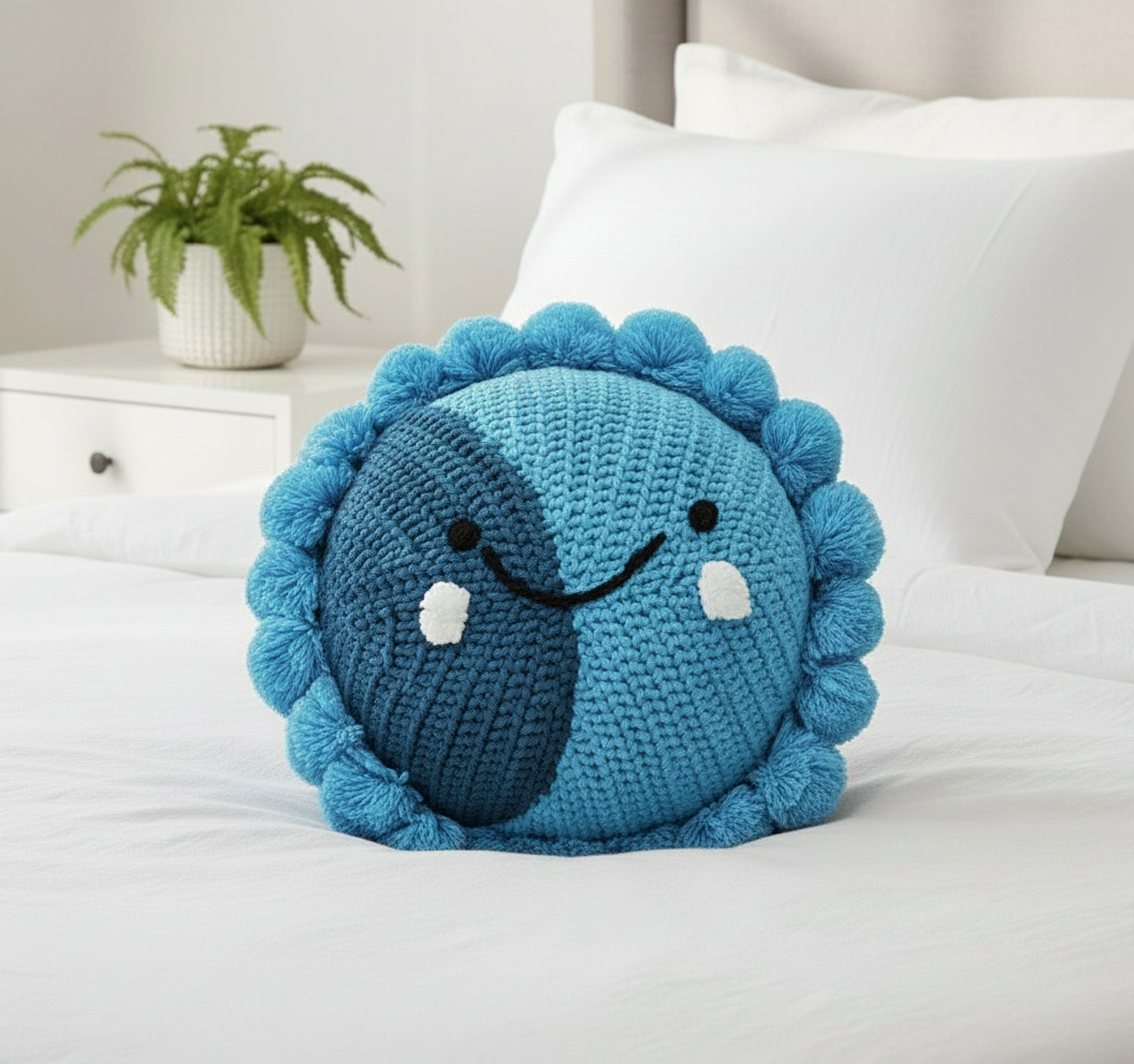 Round Ball Sofa Pillow for Living Room Decor