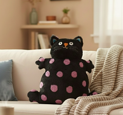 Cute Cat Pillow for Living Room Sofa Cushion