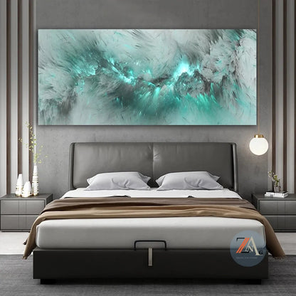 Modern Abstract Oil Painting Canvas - Hominco