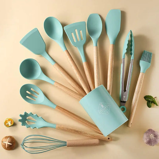 Non Stick Pot Spatula And Spoon - Hominco