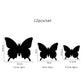 Mirror Wall 3D Butterflies Decal Sticker - Hominco