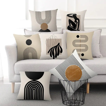 Pattern Creative Polyester Pillowcase - Hominco