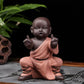 Kung Fu Monk Decor Statue Figurines - Hominco