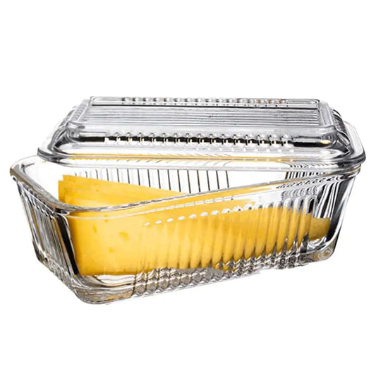 Glass Rectangular Storage Box