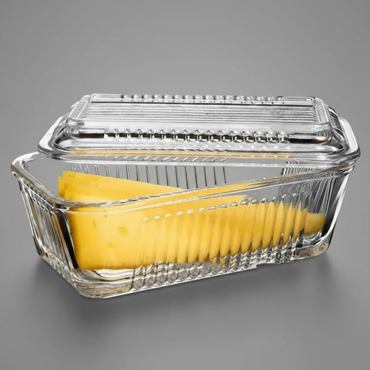 Glass Rectangular Storage Box