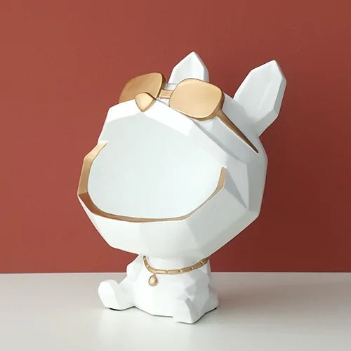 Big Mouth Dog Resin Storage Box: Cool Home Decor Gift - Hominco