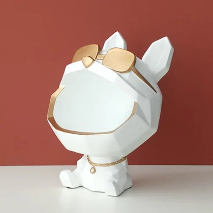 Big Mouth Dog Resin Storage Box: Cool Home Decor Gift - Hominco
