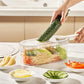Multifunction Vegetable Cutter With Basket And Brush - Hominco