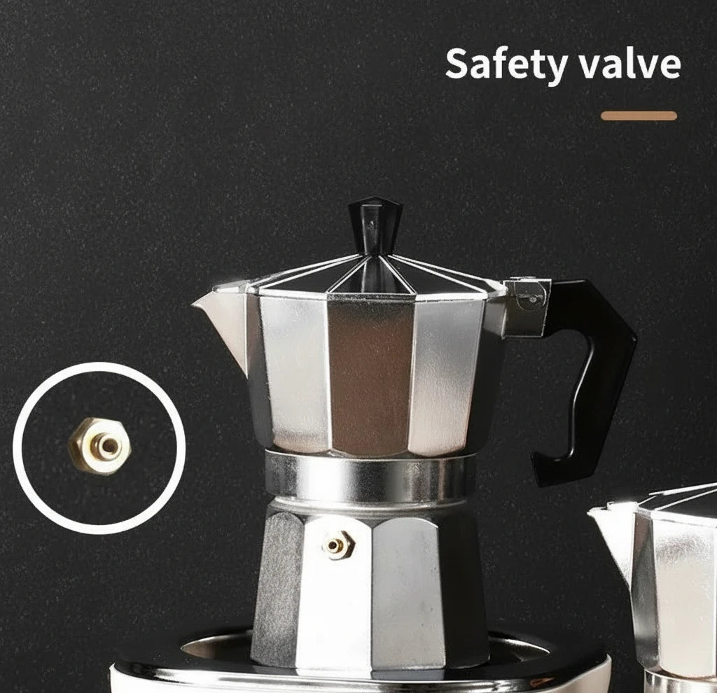 Italian Octagonal Espresso Pot