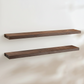 Rustic Wooden Floating Shelves