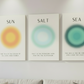 Sun Salt Sea Set of 3 Aura Beach Wall Art