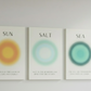 Sun Salt Sea Set of 3 Aura Beach Wall Art
