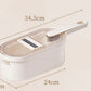 Multifunction Vegetable Cutter With Basket And Brush - Hominco