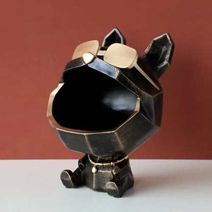 Big Mouth Dog Resin Storage Box: Cool Home Decor Gift - Hominco