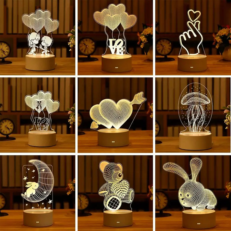 Acrylic 3D Lamps - Hominco
