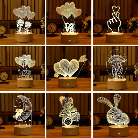 Acrylic 3D Lamps - Hominco