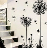 Dandelion Living Room and Bedroom Wall Sticker - Hominco