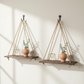 Wooden Rope Swing Wall Hanging