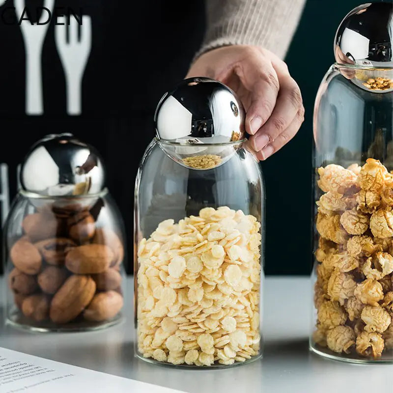 Clear Airtight Glass Jar for Preservation - Hominco